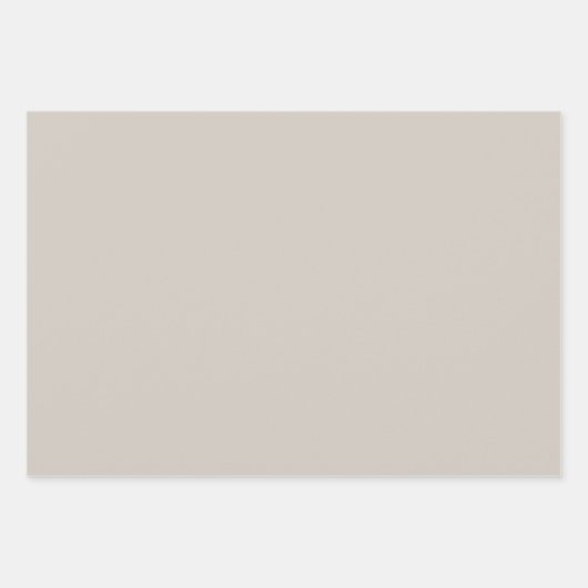 Graue Solid-Farbe Geschenkpapier Set (Vorderseite 2)