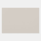 Graue Solid-Farbe Geschenkpapier Set (Vorderseite)