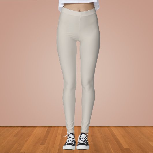 Graue Solid-Farbe Leggings
