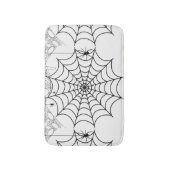 graue Spider WebHalloween Badematte (Vorderseite Vertikal)