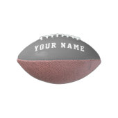 Graue Spielername und Teamname Football (Gedreht 90)