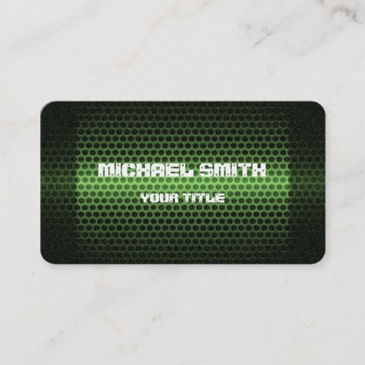 Graue Stahlhalle Visitenkarte (Vorderseite)