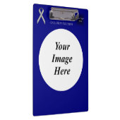 Graue Standard Ribbon Template von Kenneth Yoncich Klemmbrett (Rechts)