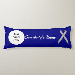 Graue Standard Ribbon Template von Kenneth Yoncich Seitenschläferkissen
