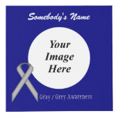 Graue Standard Ribbon Template von Kenneth Yoncich Würfel (Vorderseite)