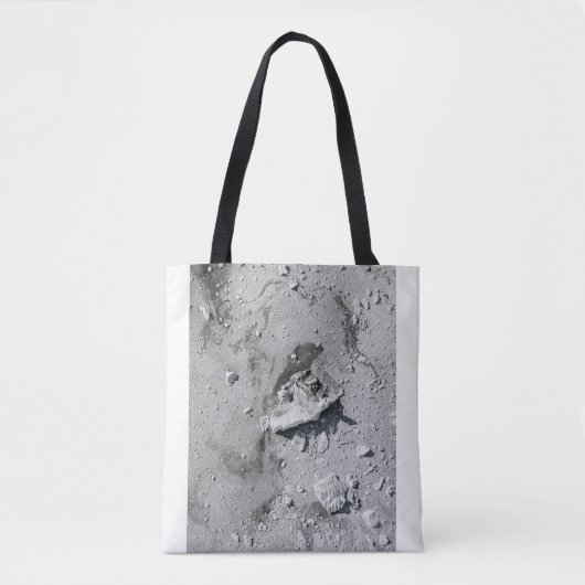 Graue Steine auf grauem Schmutz Tasche (Vorderseite)