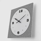 Graue Steineffekte+ Schlichte Uhren in Schwarz (Winkel)