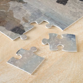 Graue Steinkarte der Welt Puzzle (Seite)