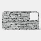 Graue Steinmauer, abstrakter Hintergrund. Case-Mate iPhone Hülle (Rückseite (Horizontal))