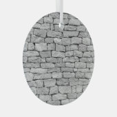 Graue Steinmauer, abstrakter Hintergrund. Ornament Aus Glas (Vorderseite Rechts)