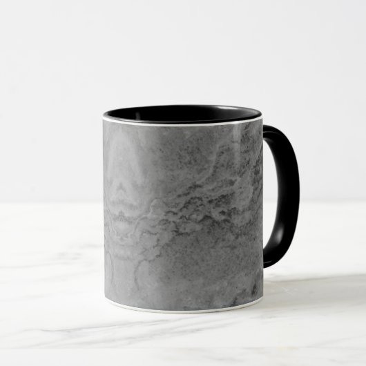 Graue Steinmuster-Tasse Tasse (VorderseiteRechts)