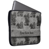 Graue Steinwasserspeier Laptopschutzhülle (Vorne Rechts)