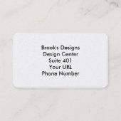 Graue Sterne auf Black Designer Business Cards Visitenkarte (Rückseite)