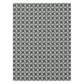Graue Sterne und Diamanten Tischdecke (Vorderseite)