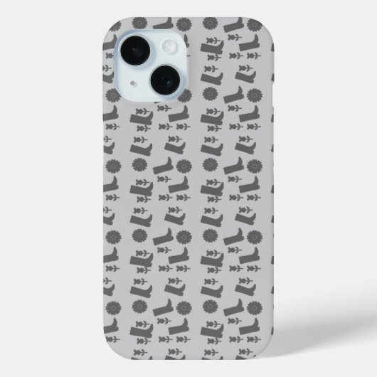 graue Stiefel Case-Mate iPhone Hülle (Rückseite)