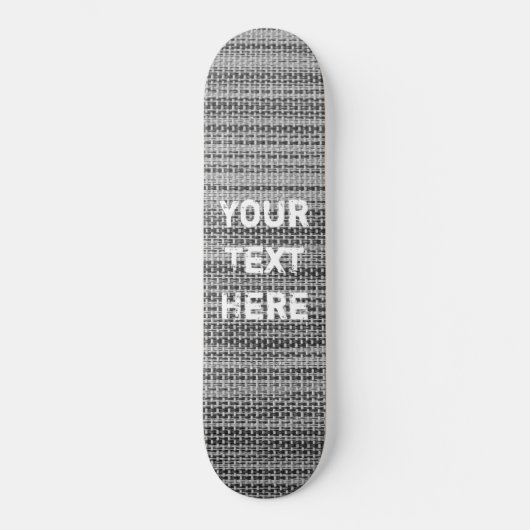 Graue Stoffbesetzung Skateboard Entwurf des Textna (Vorderseite)