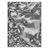 Graue Streifen auf einem schwarzen, tropfenden Bil Tischdecke (Vorderseite)