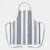 Graue Streifen Bäcker Chef Schürze (Vorderseite)