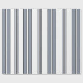 Graue Streifen Geschenkpapier (Flach)