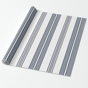 Graue Streifen Geschenkpapier