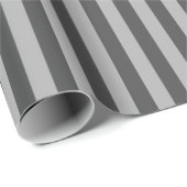 Graue Streifen Geschenkpapier (Rolleneckpunkt)
