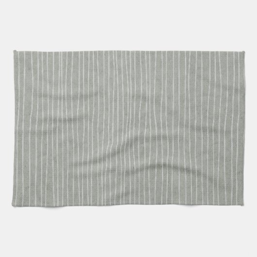 Graue Streifen im Mittelton Geschirrtuch (Horizontal)