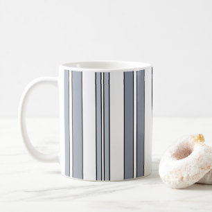 Graue Streifen Kaffeetasse