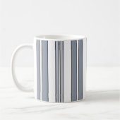 Graue Streifen Kaffeetasse (Links)