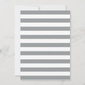 Graue Streifen, Linien, gestreiftes Muster, VW-Ern Einladung (Rückseite)