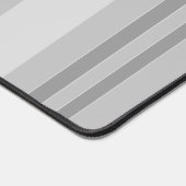 Graue Streifen Schreibtischunterlage (Ecke)