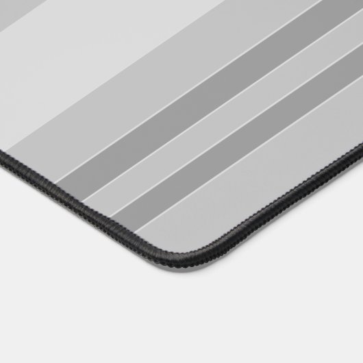 Graue Streifen Schreibtischunterlage (Ecke)