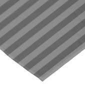 Graue Streifen Tischdecke (Schrägansicht)