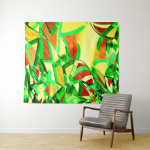 Graue Streifen über rotes Bild mit Drizzle