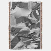 Graue Streifen über schwarzes Bild mit Drizzle Decke (Vorderseite Vertikal)