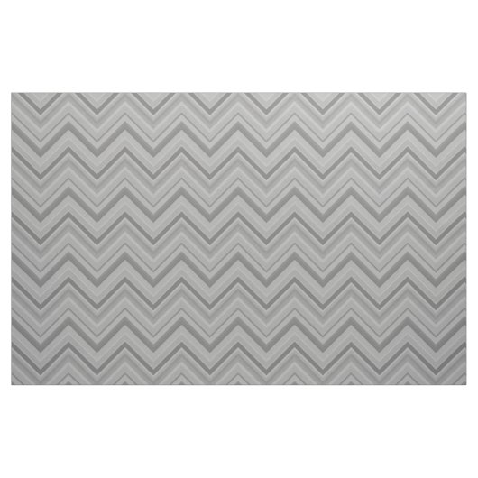 Graue Streifen Zackenzag-Muster Stoff (Fat Quarter (45,7 x 55,9 cm))