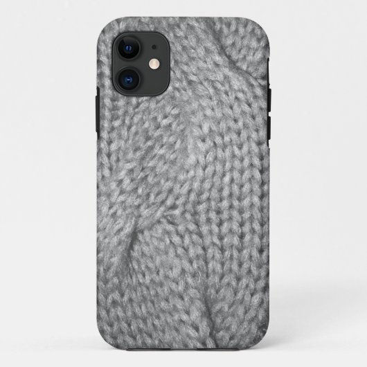 Graue Strickjacke strickte Blick, iPhone 5 Fall Case-Mate iPhone Hülle (Rückseite)