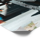 Graue Stufen Poster (Ecke)