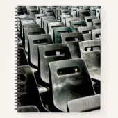 Graue Stühle Notizblock (Vorderseite)