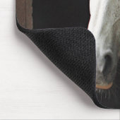 Graue Stuten-Pferdetiere Mousepad (Ecke)