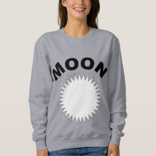 Graue Sweatshirts für Frauen NEW MOON