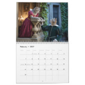 Graue Tabby-Kalender Kalender (Feb 2027)