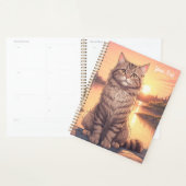 Graue Tabby-Katze am See Planer (Anzeige)