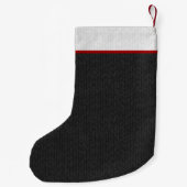 Graue Tabby-Katze | Funny Cat Holiday Kleiner Weihnachtsstrumpf (Rückseite)