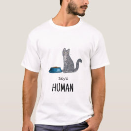 Graue Tabby-Katze-Shirt T-Shirt