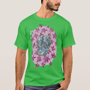 Graue Tabby-Katzen-Schnecke T-Shirt