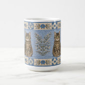 Graue Tabby-Katzendecke Kaffeetasse (Mittel)