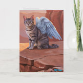 Graue Tabby-Mitleidskarte 2 Karte (Rückseite)