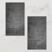 Graue Tafel, einfacher schlichter Manager Visitenkarte (Vorne/Hinten)