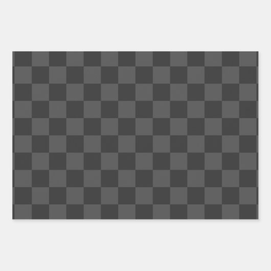 Graue Tafel Geschenkpapier Set (Vorderseite 3)