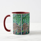 Graue Tagesbeifall-Tasse Tasse (Links)